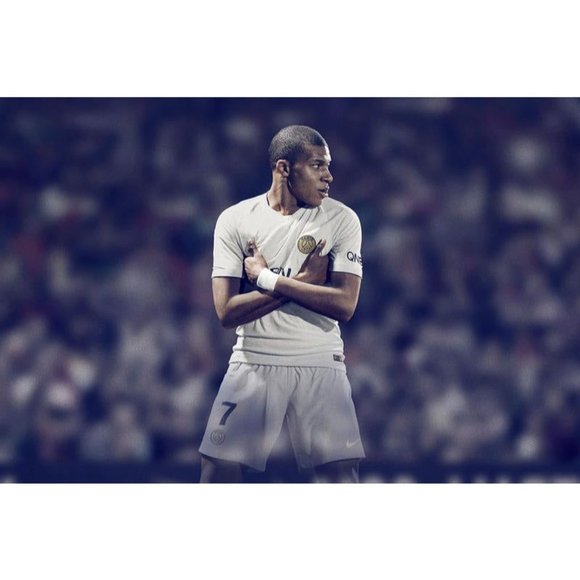 Mbappe Psg Paris Saint Germain PLAYER ISSUE 2018 Away Soccer Jersey BNWT L - Picture 10 of 10